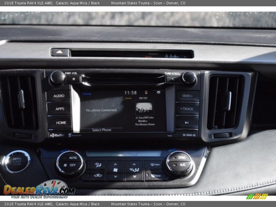 2018 Toyota RAV4 XLE AWD Galactic Aqua Mica / Black Photo #6