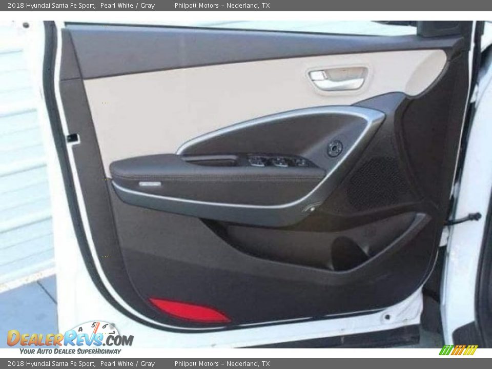 2018 Hyundai Santa Fe Sport Pearl White / Gray Photo #12
