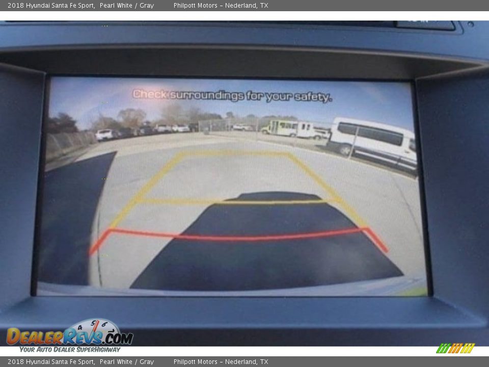 2018 Hyundai Santa Fe Sport Pearl White / Gray Photo #16