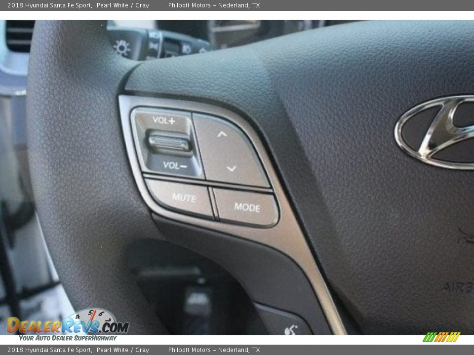 2018 Hyundai Santa Fe Sport Pearl White / Gray Photo #20
