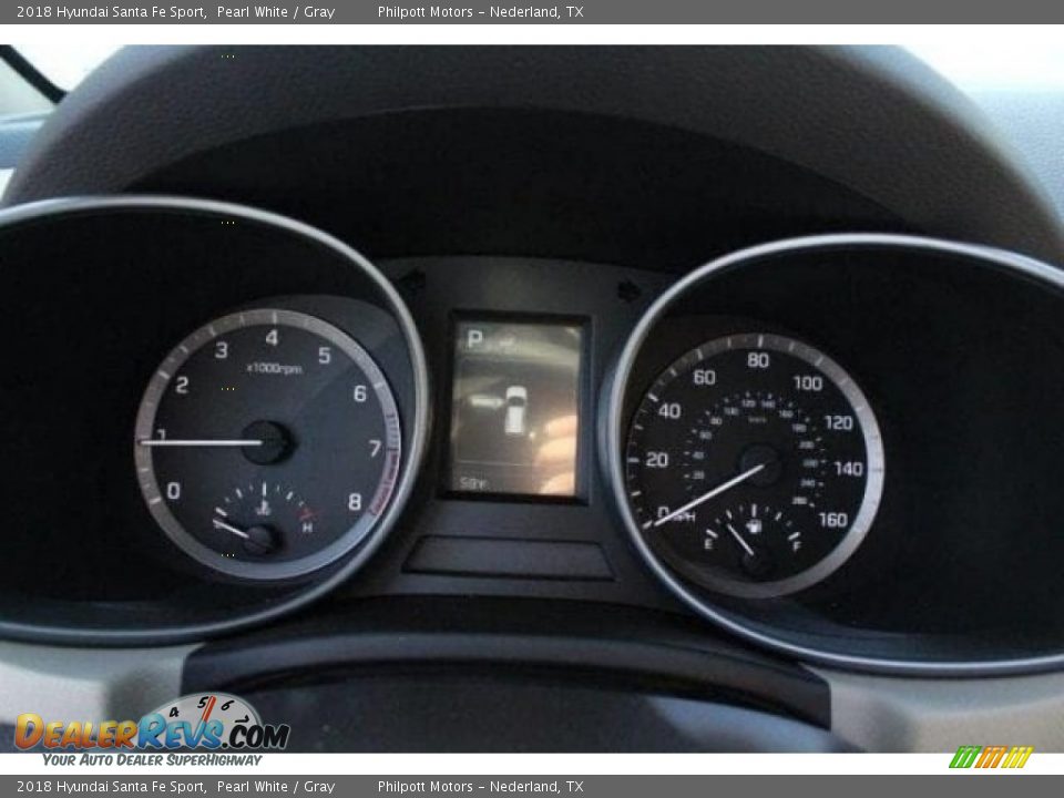2018 Hyundai Santa Fe Sport Pearl White / Gray Photo #22