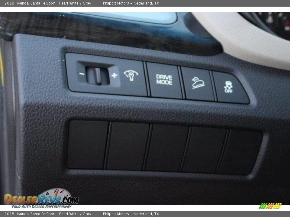 2018 Hyundai Santa Fe Sport Pearl White / Gray Photo #23