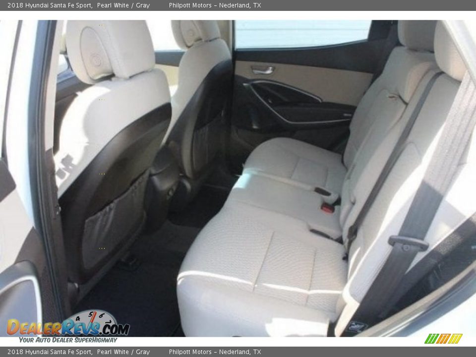 2018 Hyundai Santa Fe Sport Pearl White / Gray Photo #25
