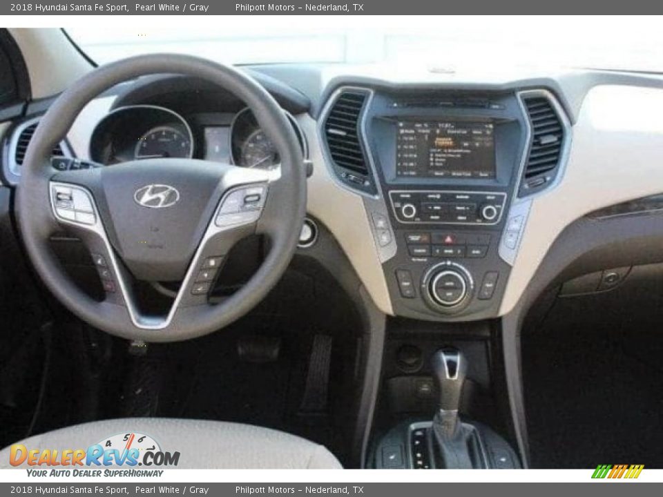 2018 Hyundai Santa Fe Sport Pearl White / Gray Photo #26