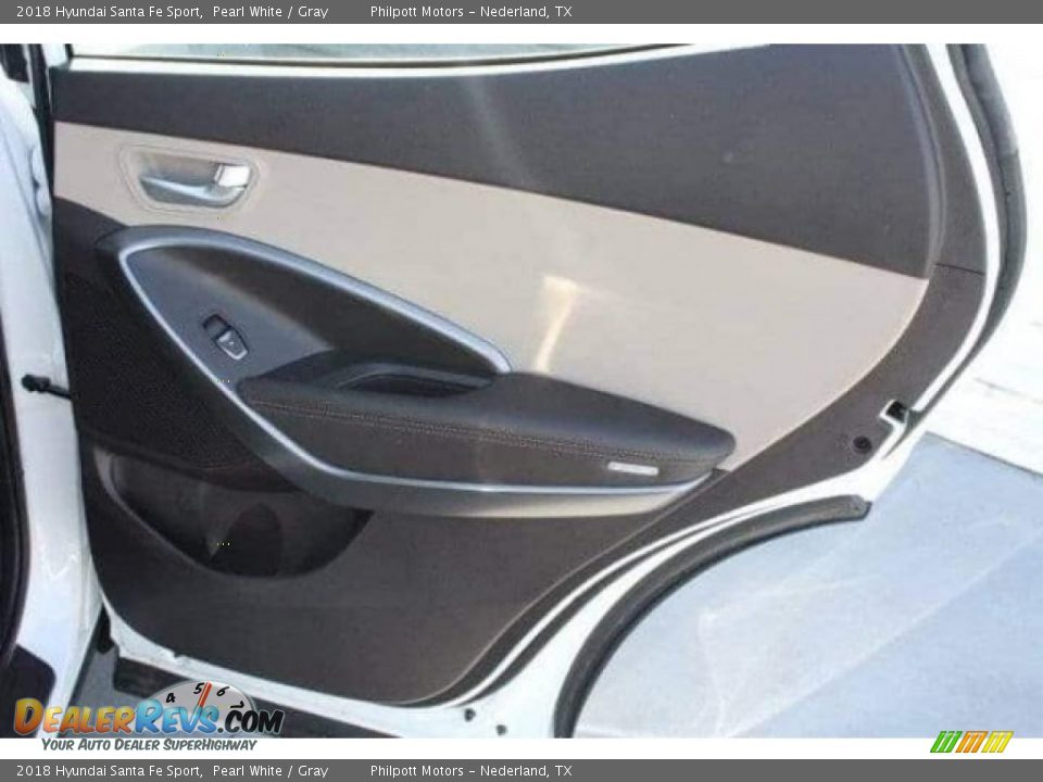2018 Hyundai Santa Fe Sport Pearl White / Gray Photo #29
