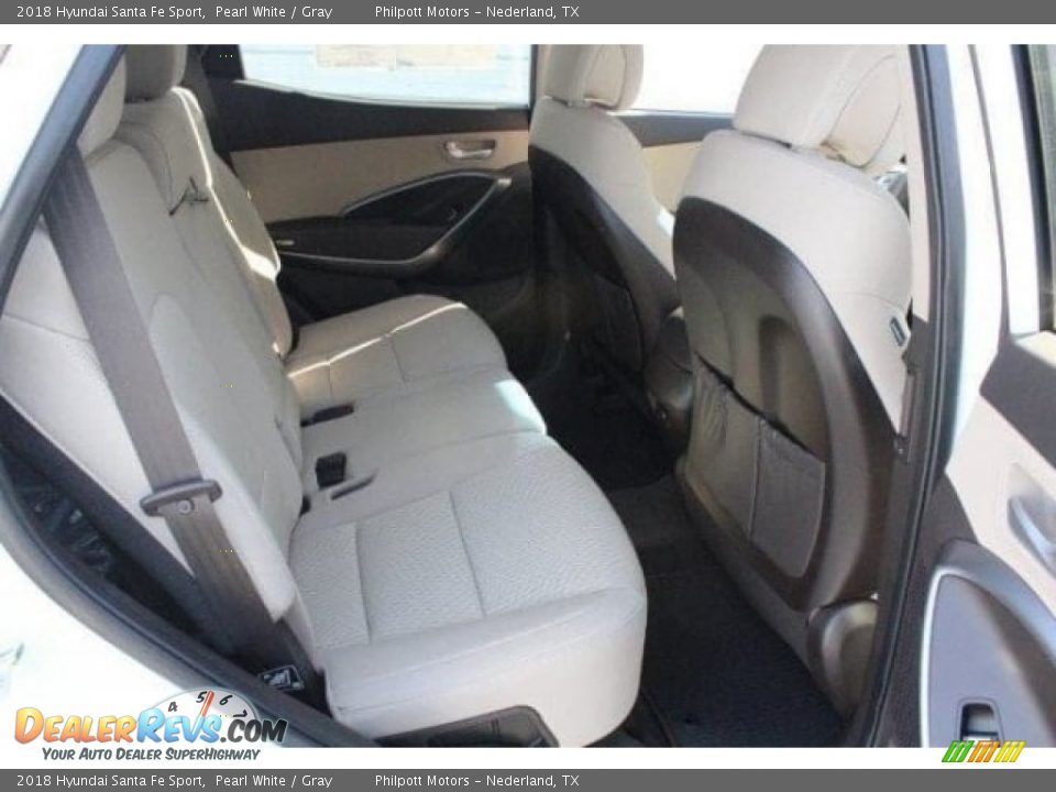 2018 Hyundai Santa Fe Sport Pearl White / Gray Photo #30