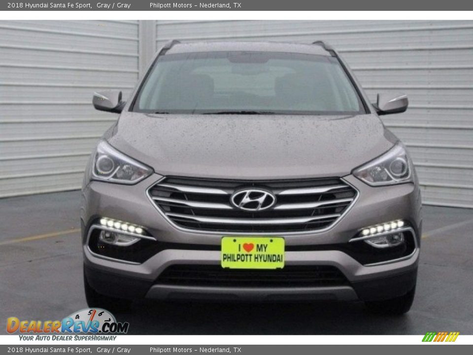 2018 Hyundai Santa Fe Sport Gray / Gray Photo #2