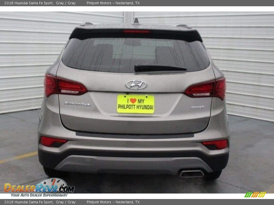 2018 Hyundai Santa Fe Sport Gray / Gray Photo #8