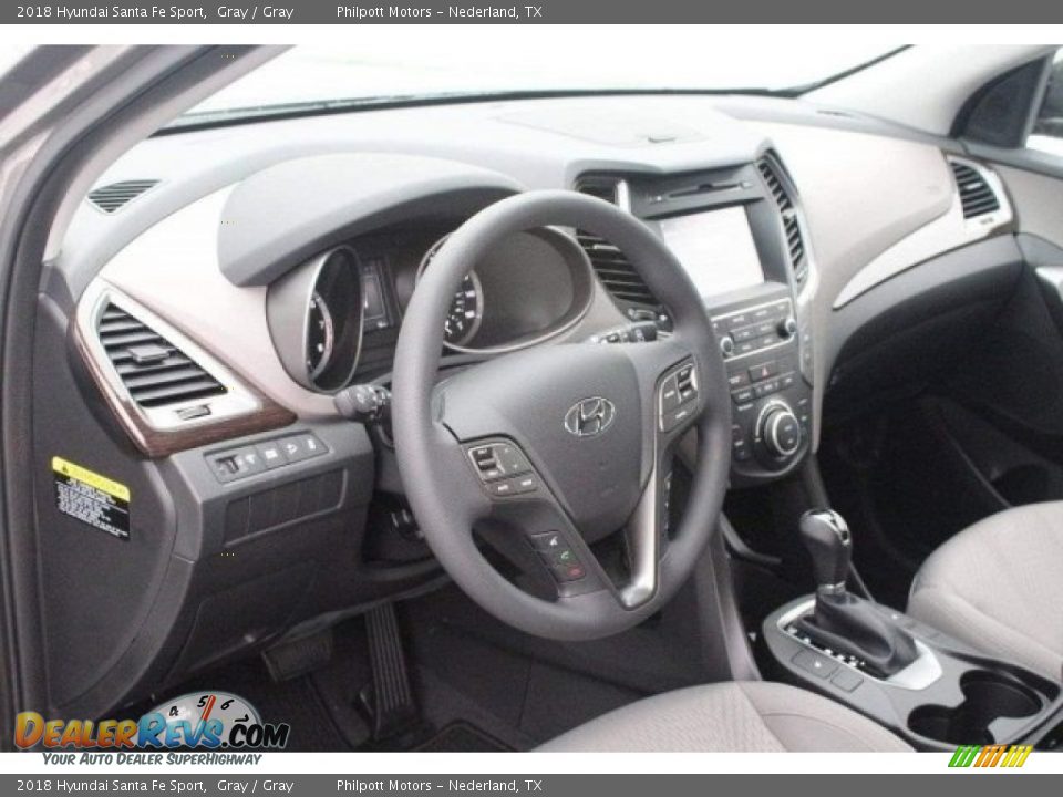 2018 Hyundai Santa Fe Sport Gray / Gray Photo #11