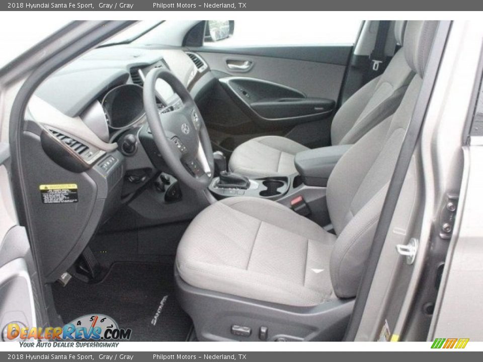 2018 Hyundai Santa Fe Sport Gray / Gray Photo #12