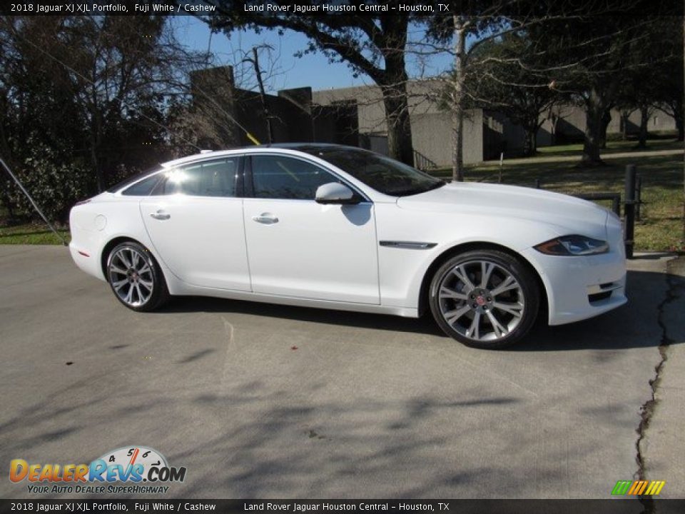 2018 Jaguar XJ XJL Portfolio Fuji White / Cashew Photo #1