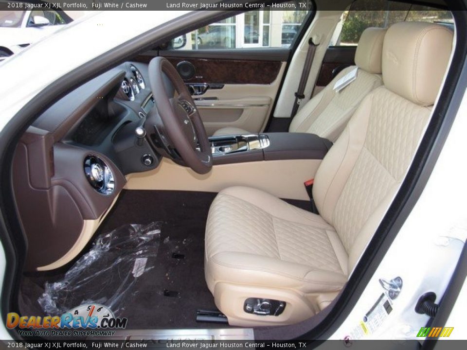 2018 Jaguar XJ XJL Portfolio Fuji White / Cashew Photo #3
