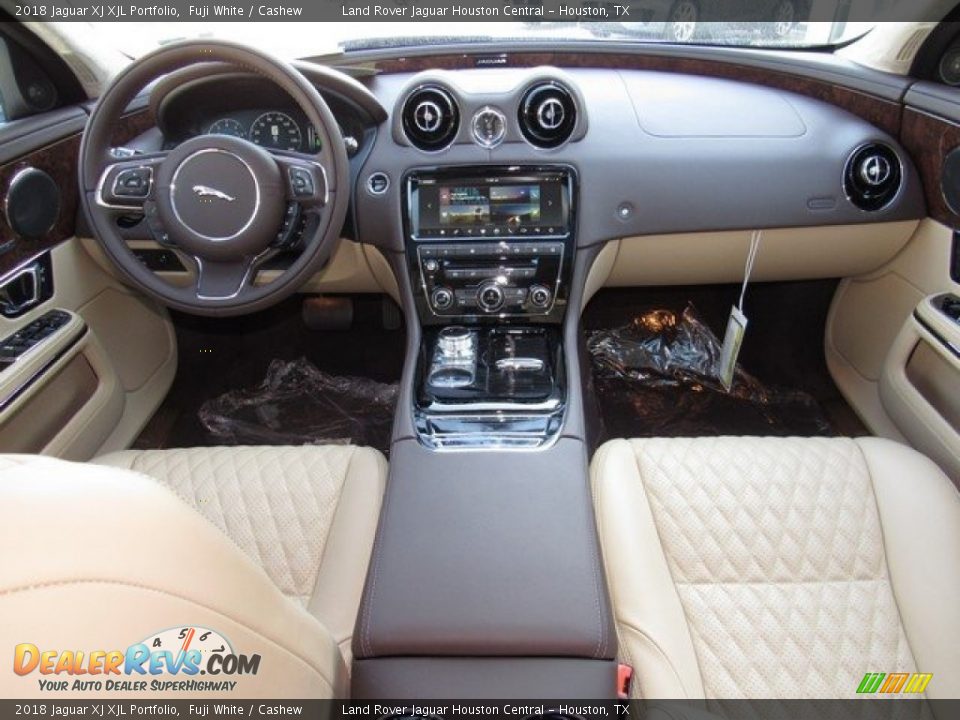 2018 Jaguar XJ XJL Portfolio Fuji White / Cashew Photo #5