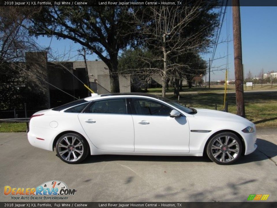 2018 Jaguar XJ XJL Portfolio Fuji White / Cashew Photo #6