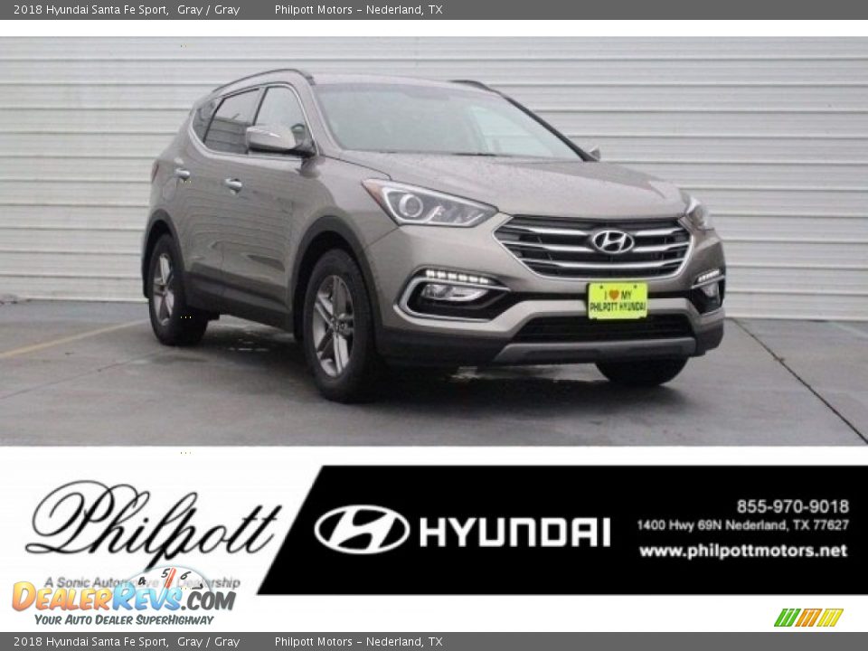 2018 Hyundai Santa Fe Sport Gray / Gray Photo #1