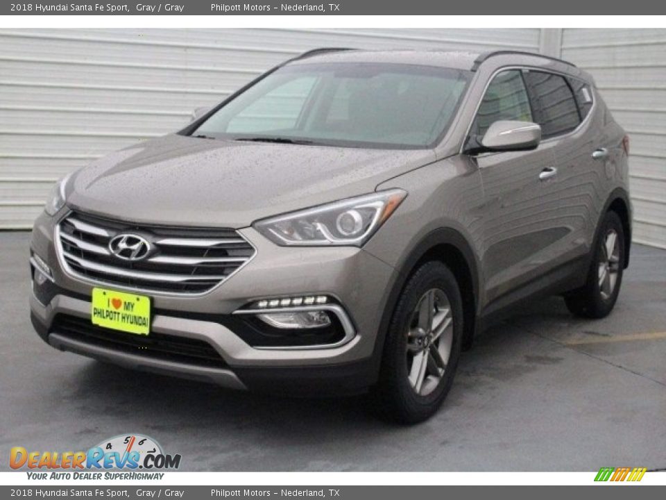 2018 Hyundai Santa Fe Sport Gray / Gray Photo #3