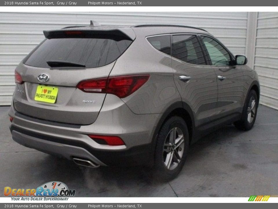 2018 Hyundai Santa Fe Sport Gray / Gray Photo #9