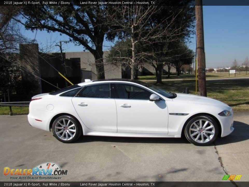 2018 Jaguar XJ R-Sport Fuji White / Ebony Photo #6