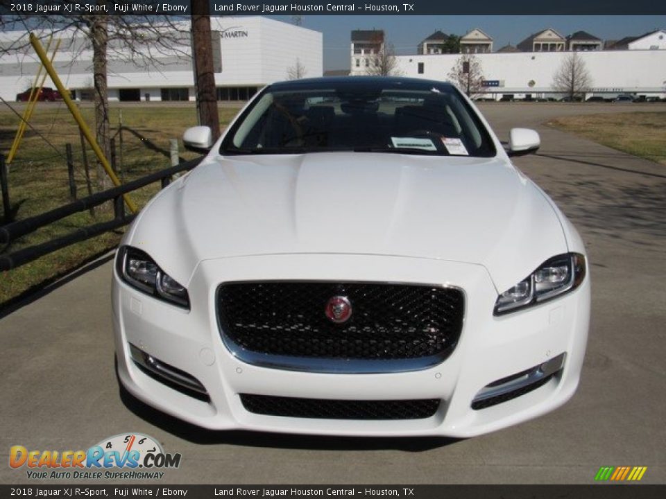 2018 Jaguar XJ R-Sport Fuji White / Ebony Photo #9