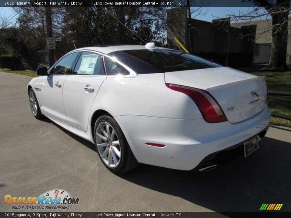 2018 Jaguar XJ R-Sport Fuji White / Ebony Photo #12