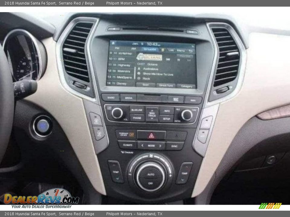 2018 Hyundai Santa Fe Sport Serrano Red / Beige Photo #18