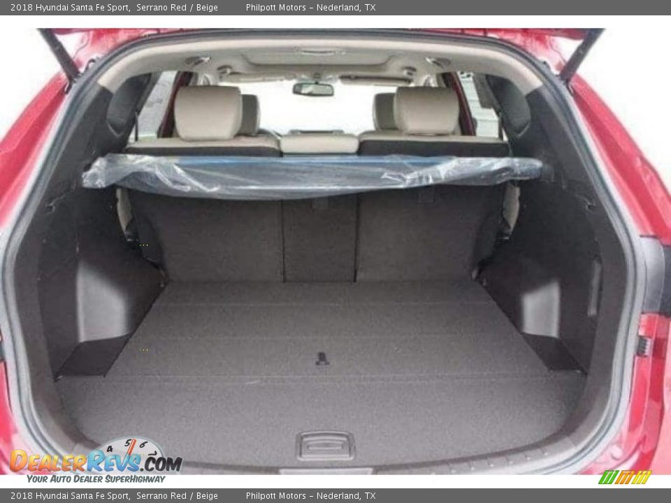 2018 Hyundai Santa Fe Sport Serrano Red / Beige Photo #29