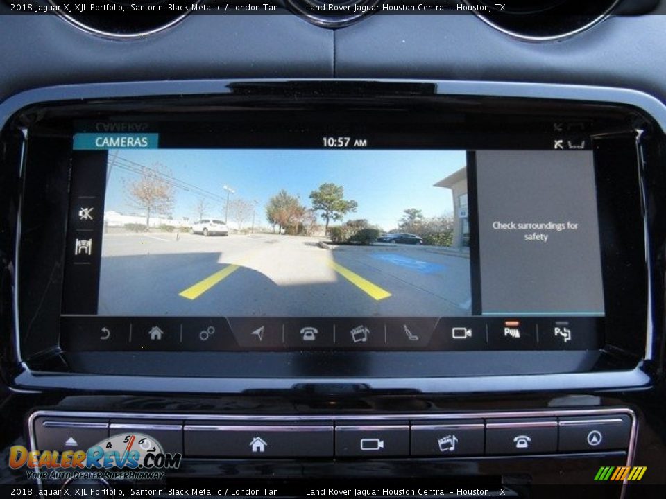 2018 Jaguar XJ XJL Portfolio Santorini Black Metallic / London Tan Photo #20