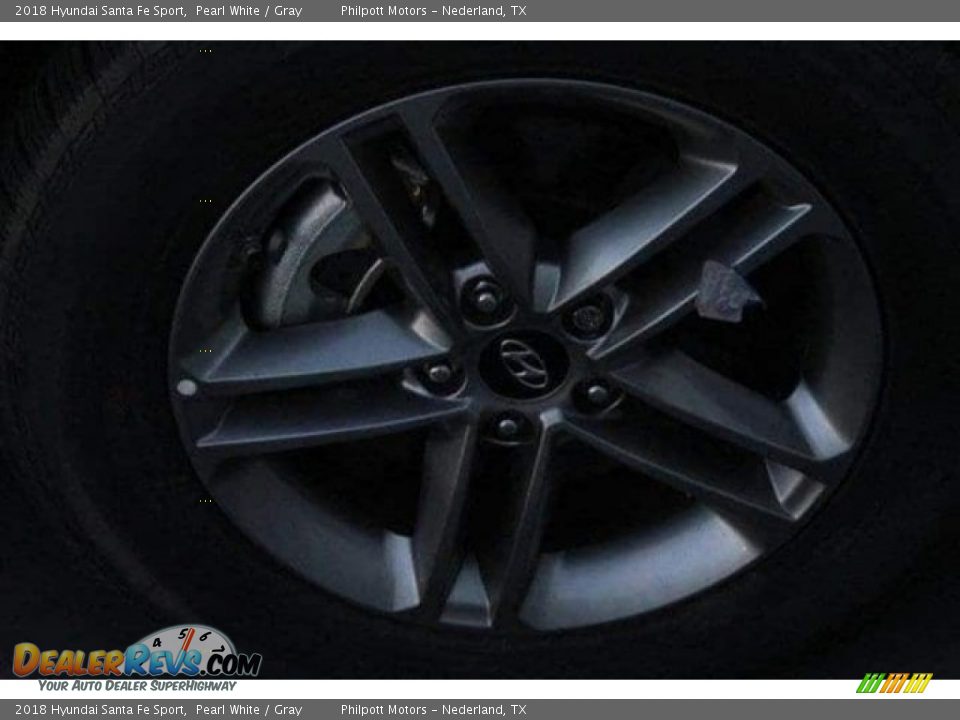 2018 Hyundai Santa Fe Sport Pearl White / Gray Photo #11