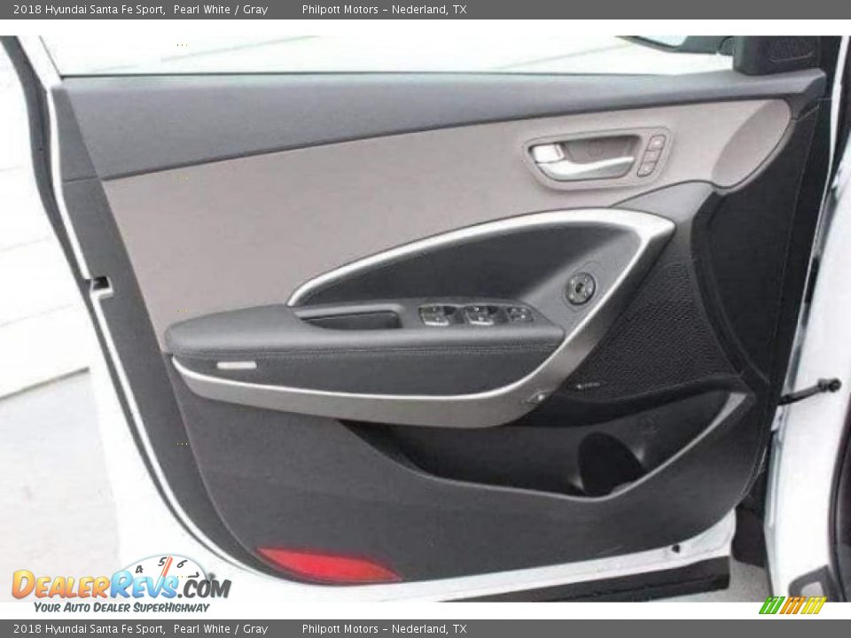 2018 Hyundai Santa Fe Sport Pearl White / Gray Photo #12