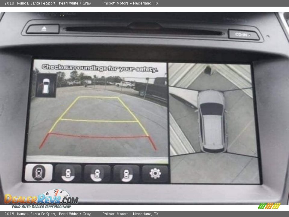 2018 Hyundai Santa Fe Sport Pearl White / Gray Photo #15