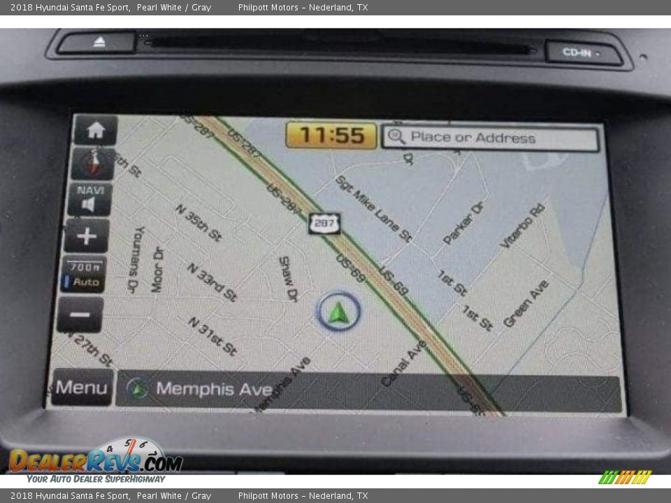 2018 Hyundai Santa Fe Sport Pearl White / Gray Photo #16