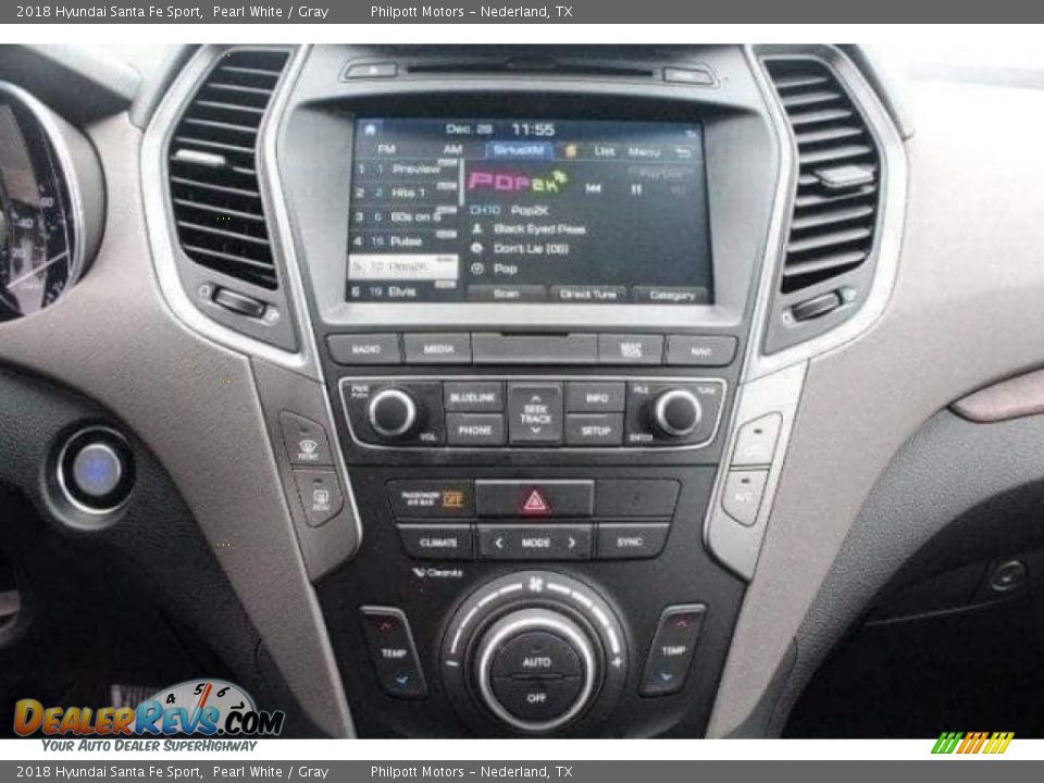 2018 Hyundai Santa Fe Sport Pearl White / Gray Photo #17