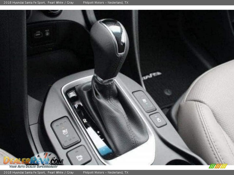 2018 Hyundai Santa Fe Sport Pearl White / Gray Photo #18