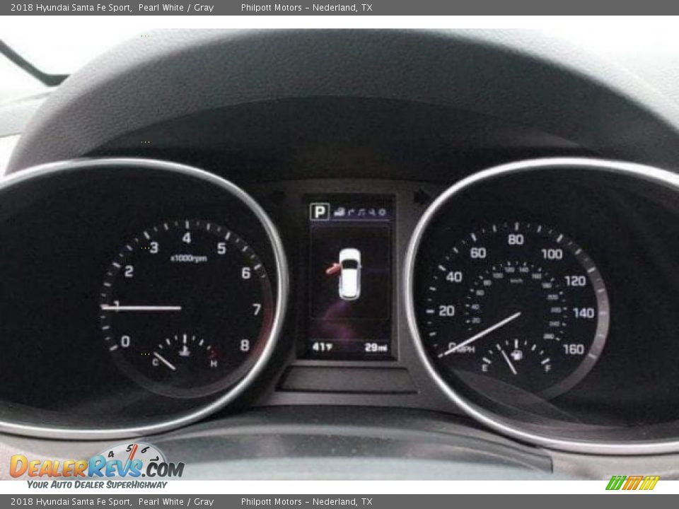 2018 Hyundai Santa Fe Sport Pearl White / Gray Photo #21