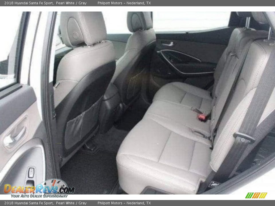 2018 Hyundai Santa Fe Sport Pearl White / Gray Photo #24