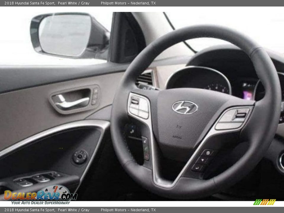 2018 Hyundai Santa Fe Sport Pearl White / Gray Photo #26
