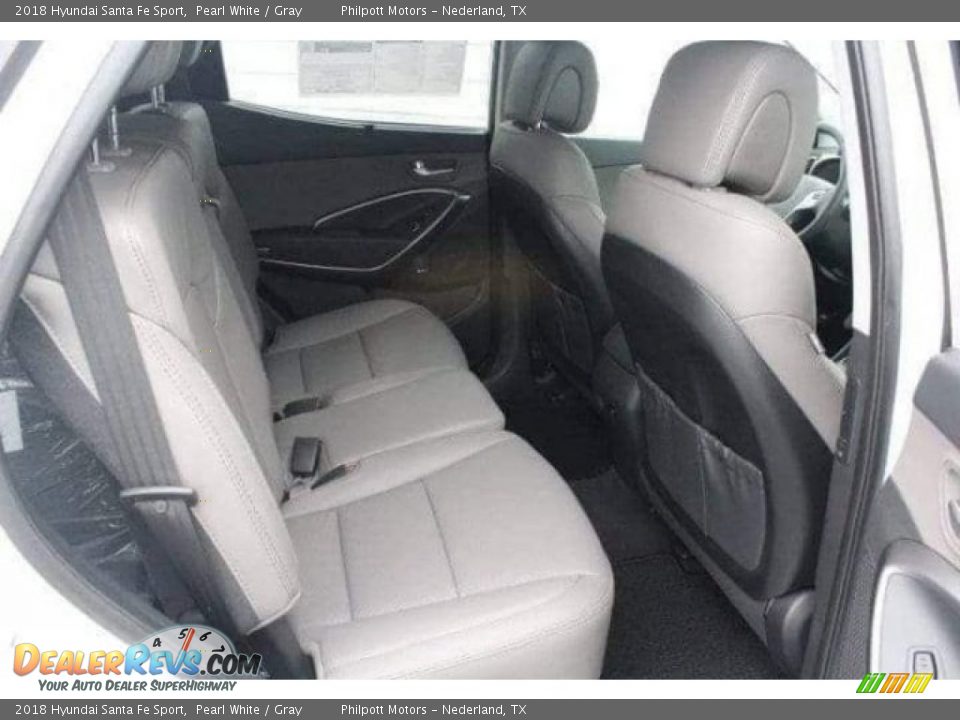 2018 Hyundai Santa Fe Sport Pearl White / Gray Photo #30