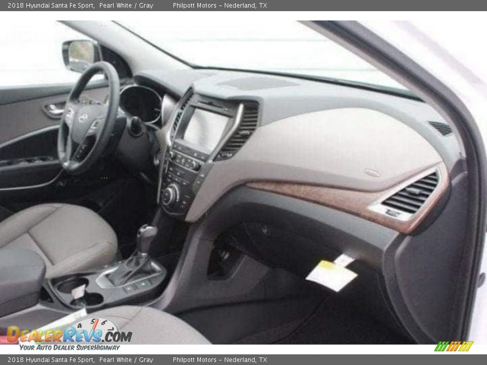 2018 Hyundai Santa Fe Sport Pearl White / Gray Photo #32