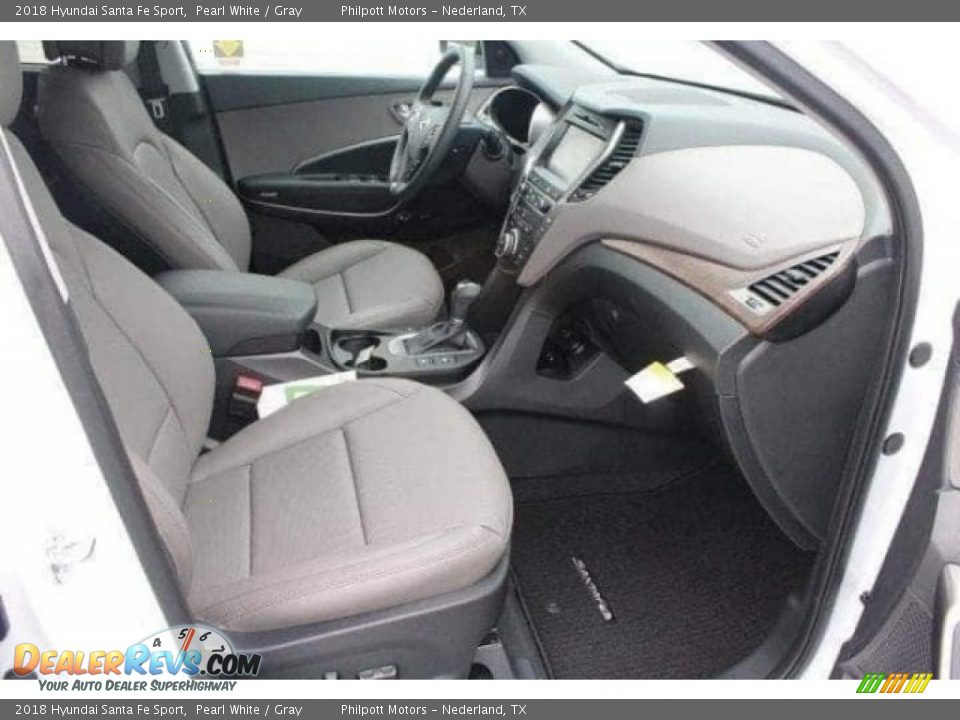 2018 Hyundai Santa Fe Sport Pearl White / Gray Photo #33