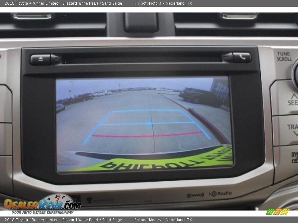 2018 Toyota 4Runner Limited Blizzard White Pearl / Sand Beige Photo #13