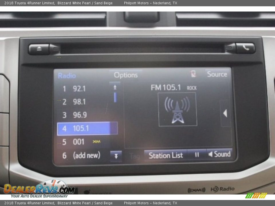 2018 Toyota 4Runner Limited Blizzard White Pearl / Sand Beige Photo #14