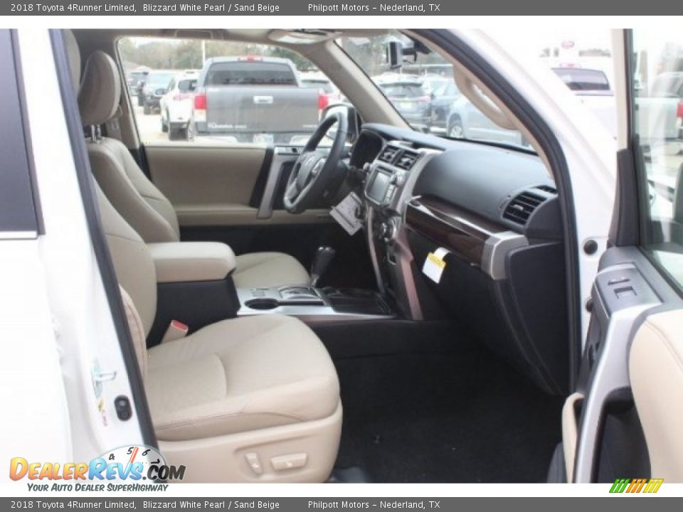2018 Toyota 4Runner Limited Blizzard White Pearl / Sand Beige Photo #31