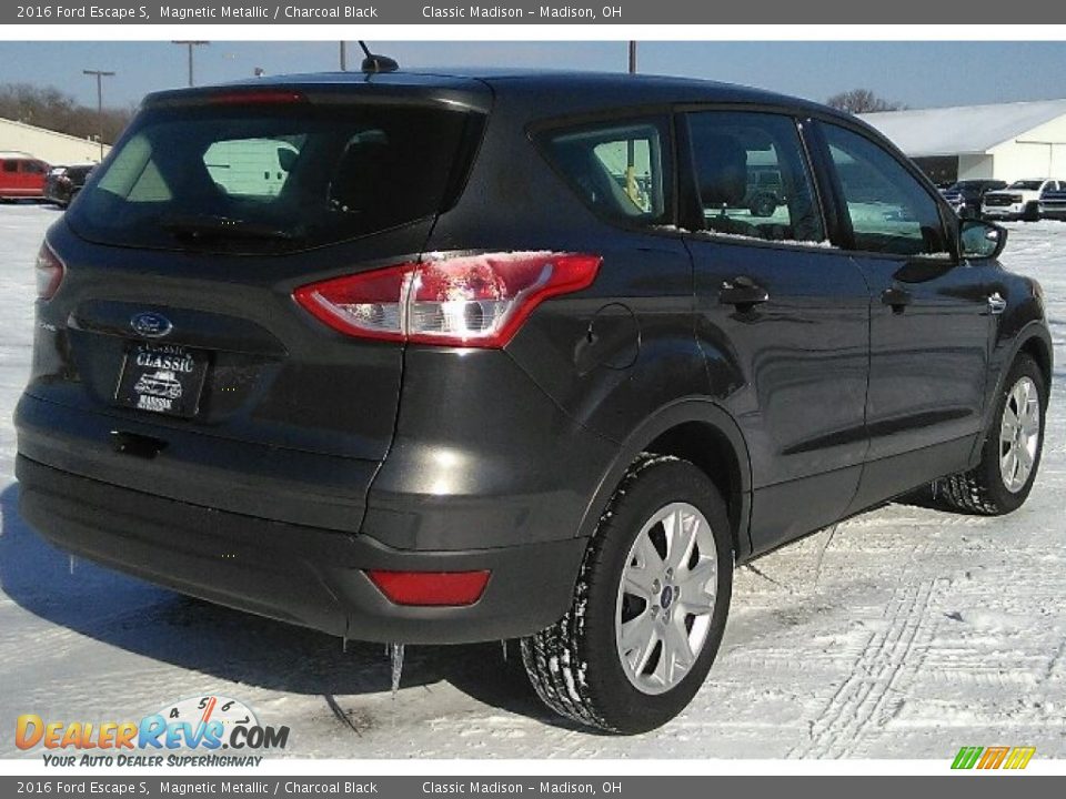 2016 Ford Escape S Magnetic Metallic / Charcoal Black Photo #3