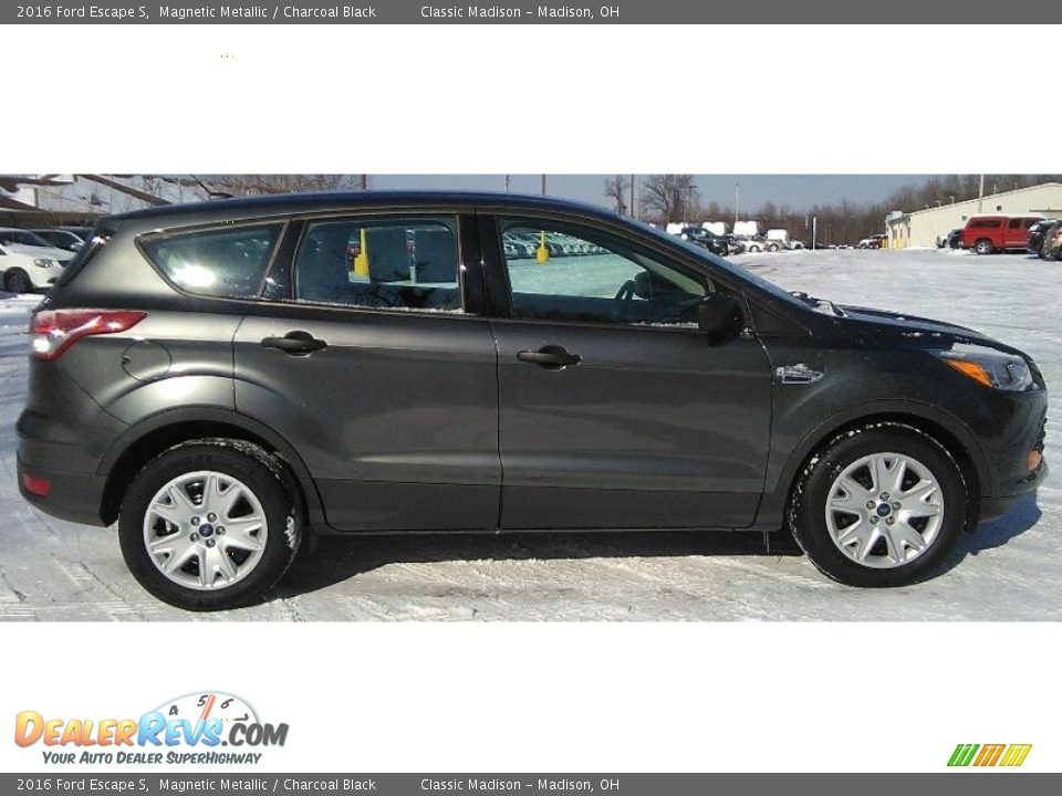 2016 Ford Escape S Magnetic Metallic / Charcoal Black Photo #4
