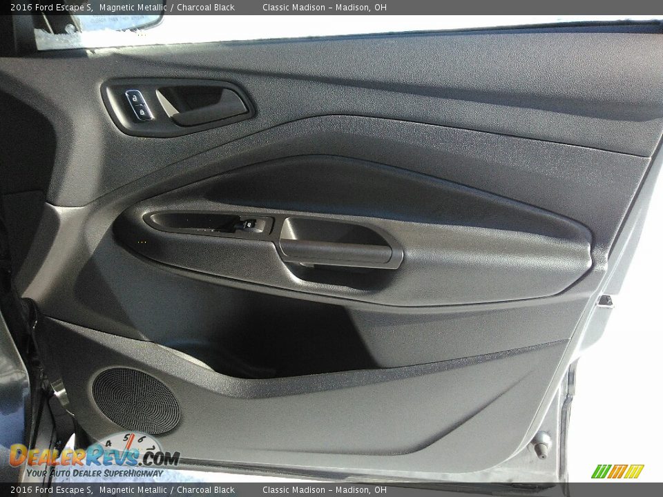 2016 Ford Escape S Magnetic Metallic / Charcoal Black Photo #7