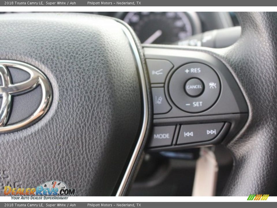 2018 Toyota Camry LE Super White / Ash Photo #16