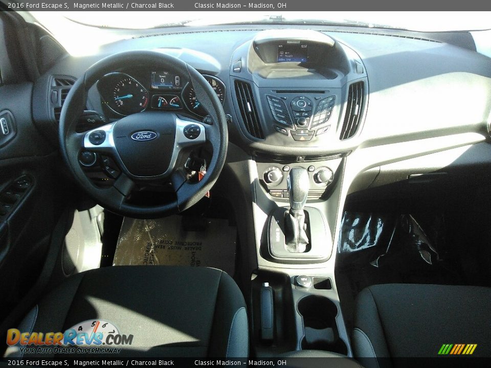 2016 Ford Escape S Magnetic Metallic / Charcoal Black Photo #11