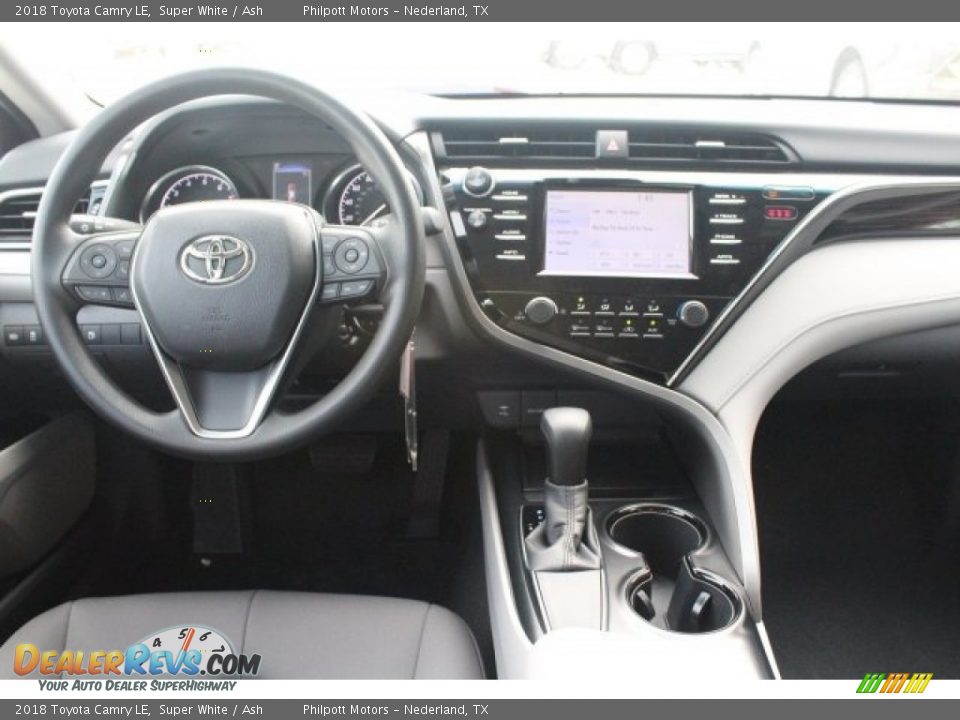 2018 Toyota Camry LE Super White / Ash Photo #21