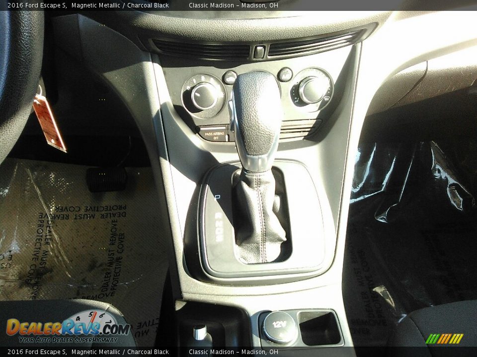2016 Ford Escape S Magnetic Metallic / Charcoal Black Photo #13