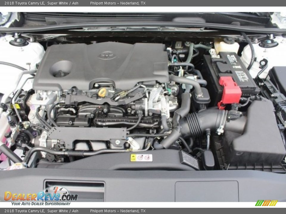 2018 Toyota Camry LE Super White / Ash Photo #24